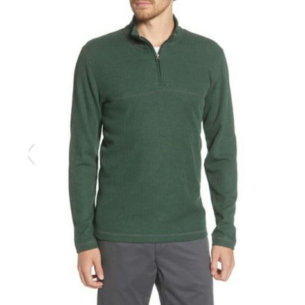 Vintage 1946 Green quarter zip sweater Size M